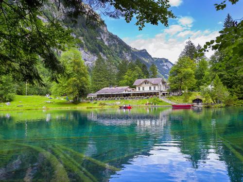 藍湖的住宿－Hotel & Spa Blausee，相簿中的一張相片