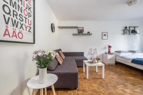 Posedenie v ubytovaní Noctis Apartment Powiśle