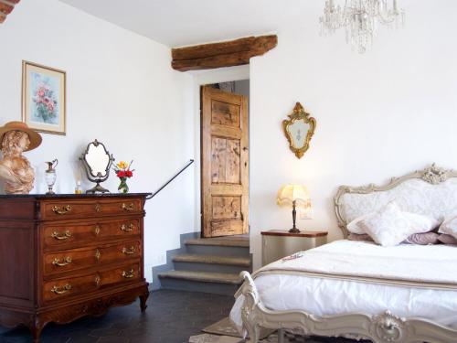 Säng eller sängar i ett rum på Casa del Roseto