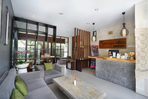 Χώρος καθιστικού στο Samaja Villas Seminyak