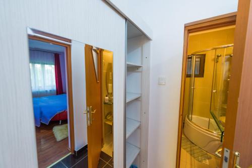 Koupelna v ubytování Casa Dixi