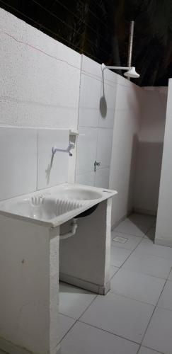 Kúpeľňa v ubytovaní CONDOMÍNIO VENTO DO LITORAL