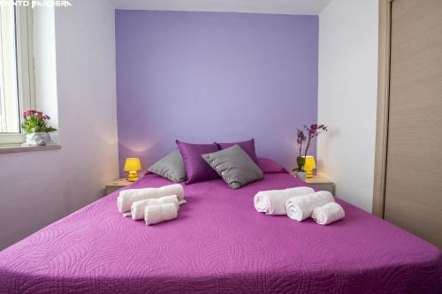 Postel nebo postele na pokoji v ubytování B&B Villa Eleonora