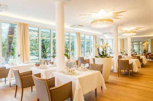 ห้องอาหารหรือที่รับประทานอาหารของ Hotel Mignon Meran Park & Spa