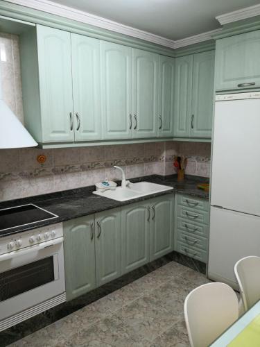 Кухня или мини-кухня в Apartamentos Los Robles
