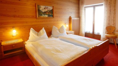 Cama o camas de una habitación en Garni Waldfrieden