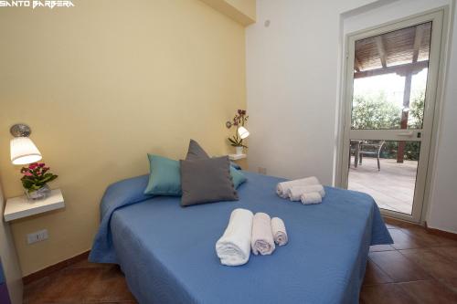 Krevet ili kreveti u jedinici u objektu B&B Villa Eleonora