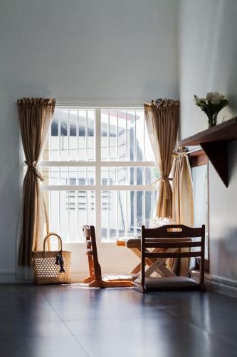 Posezení v ubytování Krodyle Mindfulness House