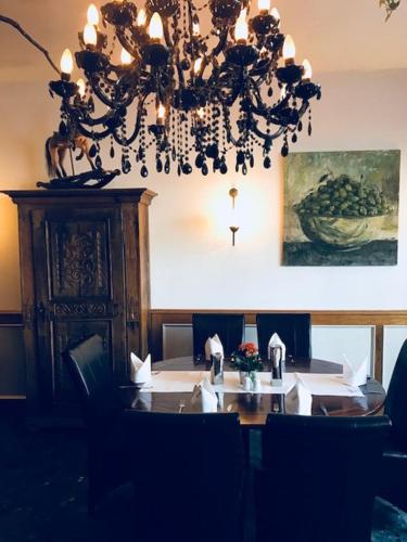 Χώρος καθιστικού στο Hotel an der Burgschänke