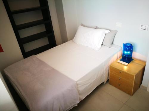 Un pat sau paturi într-o cameră la Residenza Bellavista Eremitaggio
