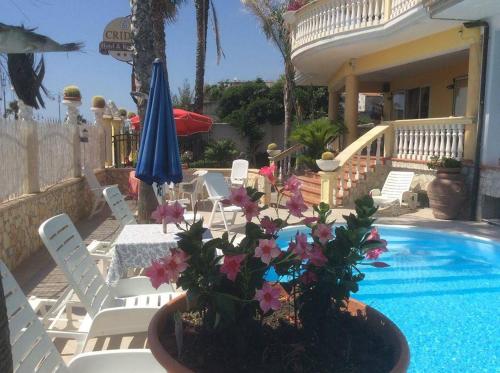 Bazén v ubytování Cridda Hotel & Restaurant nebo v jeho okolí