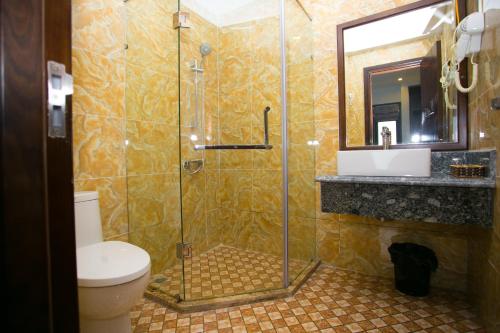 Phòng tắm tại Mộc Trà Hotel Bãi Cháy Hạ Long