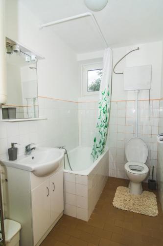 Ένα μπάνιο στο Apartma Sonček