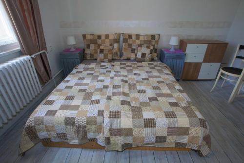 Postel nebo postele na pokoji v ubytování Vila Sazava