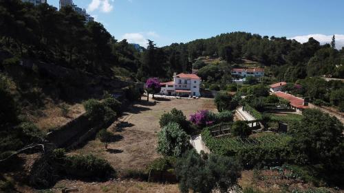 an aerial view of a house on a hill at Quinta da Villa in Cascais