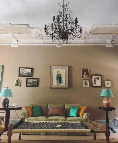 Χώρος καθιστικού στο Villa Biondelli Wine & Suites