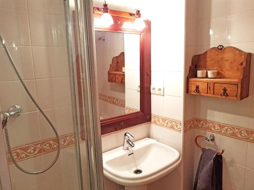 ห้องน้ำของ Apartamento dúplex Esterri d'Aneu
