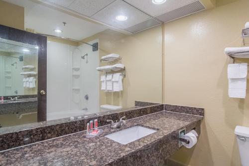 A bathroom at Econo Lodge Darien