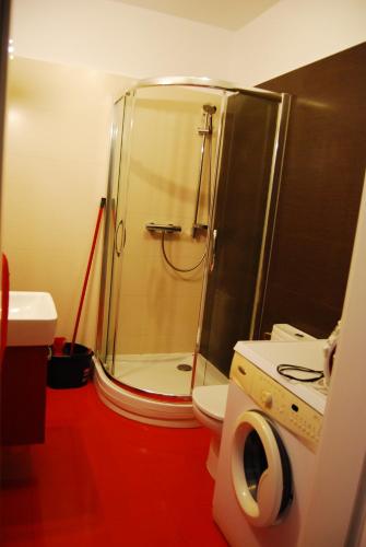 Kúpeľňa v ubytovaní Apartament - Chelmska Olinek