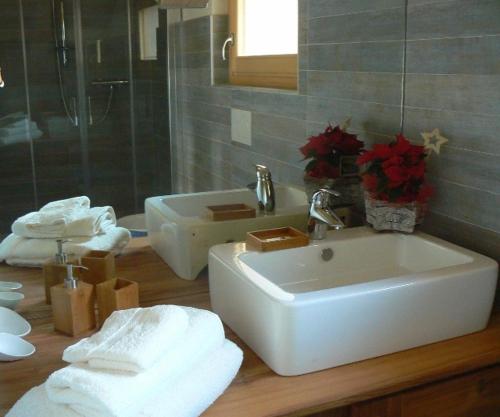 Ett badrum på Stella Di Campo