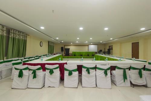 Møde- og/eller konferencelokalet på Jagjeet's Sikkim Retreat