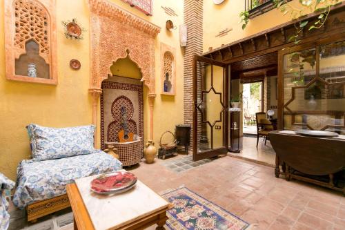 אזור ישיבה ב-Charming Andalusian House