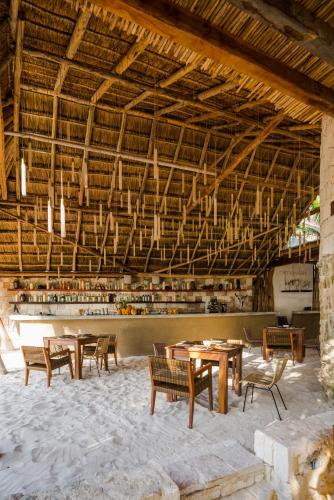 Restaurace v ubytování Delek Tulum