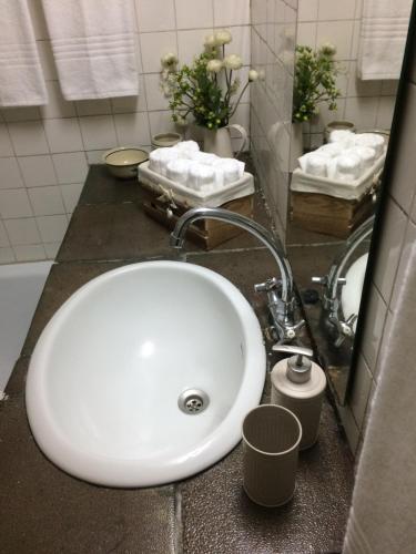 Ett badrum på Casa da Moita