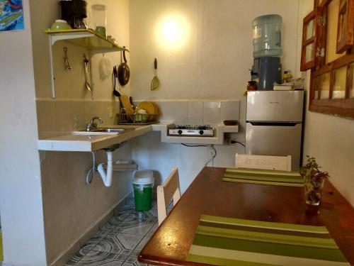 Η κουζίνα ή μικρή κουζίνα στο El Malecon, Central Mini Apartments