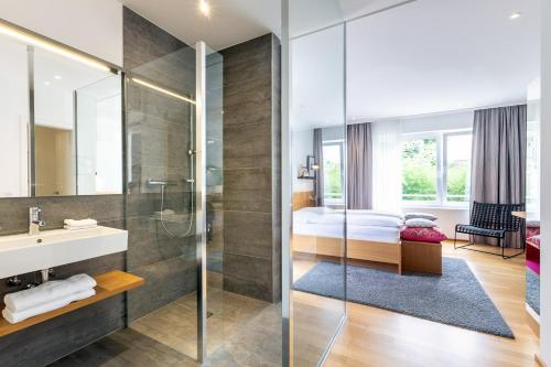 Ванная комната в Landhotel & Restaurant Walsers