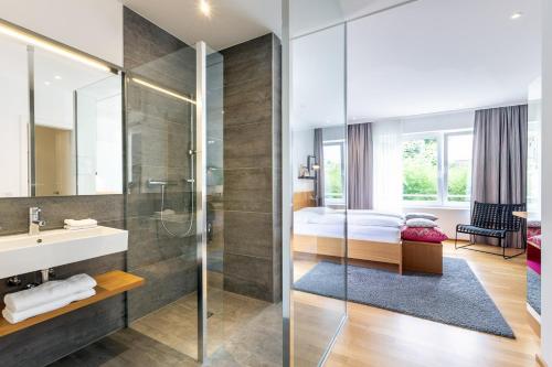 ห้องน้ำของ Landhotel & Restaurant Walsers