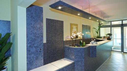 Koupelna v ubytování Alpha Apparthotel leipzig-Rötha