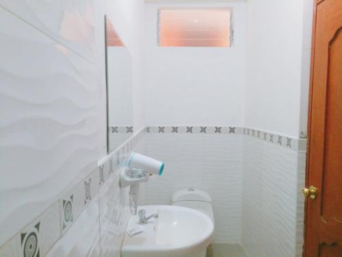Koupelna v ubytování Inka Khawarina Tambo Lodge