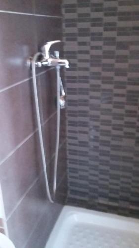 a shower head on the wall of a bathroom at 15 C/MUGA-A EMPURIABRAVA in Empuriabrava