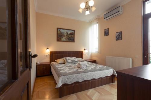 Postel nebo postele na pokoji v ubytování Heyvany