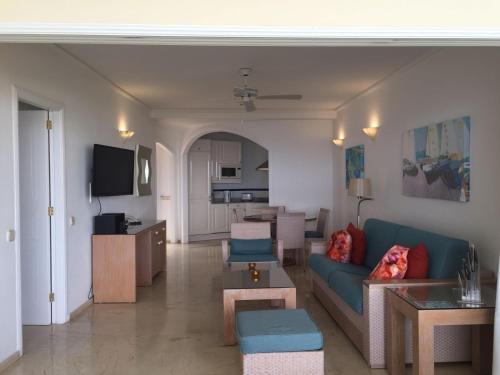 Istumisnurk majutusasutuses Anfi del Mar