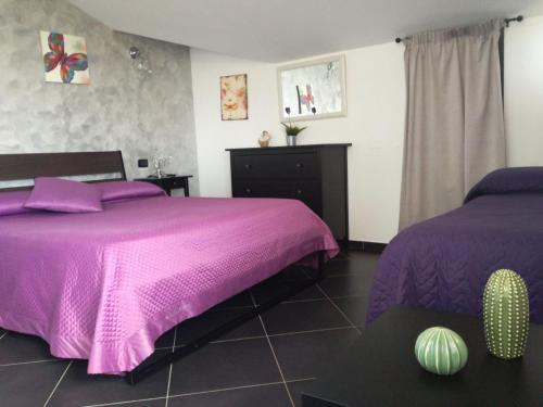 Cama o camas de una habitación en B&B Villa Molinari