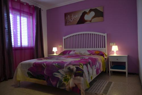 Postel nebo postele na pokoji v ubytování FABULOSO Penthouse LAS PALMAS