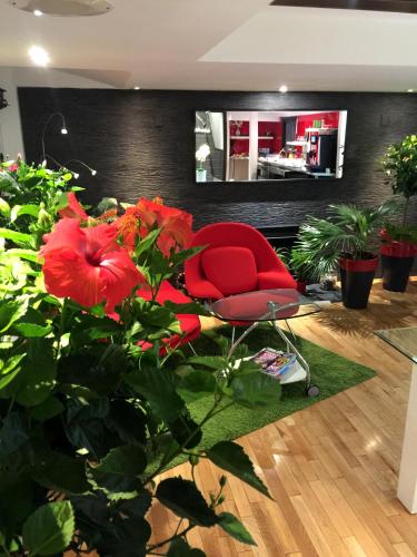 Un lugar para sentarse en Swiss Hotel