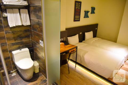 Koupelna v ubytování Re-Change Hotel Taipei