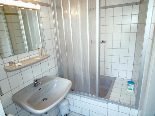 Koupelna v ubytování Hotel Stadt Coblenz
