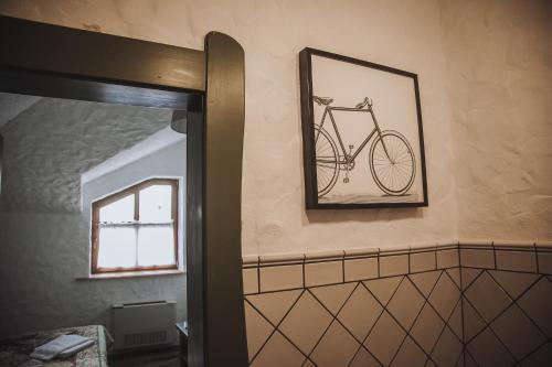 Koupelna v ubytování Sadyba Dacha