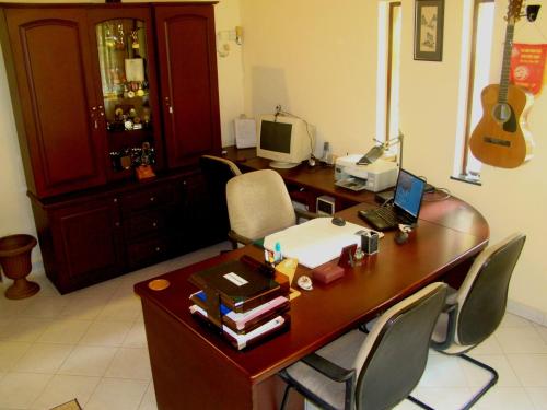 Un lugar para sentarse en Villa Shade