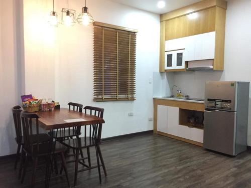 Nhà bếp/bếp nhỏ tại Hà Thịnh Phát Apartment