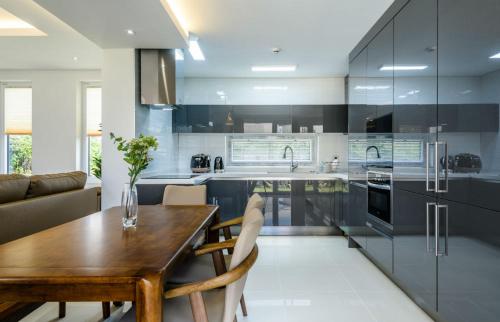 Dapur atau dapur kecil di Chandelier Pension