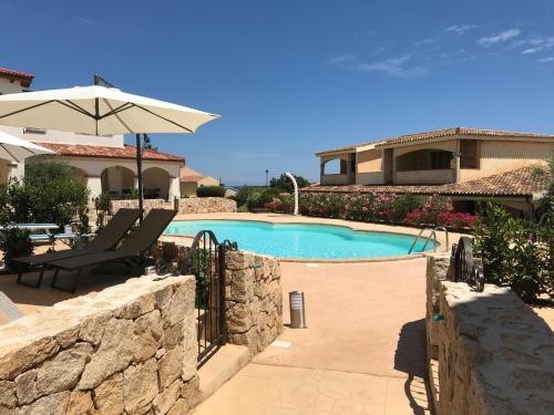 Piscina en o cerca de Residenza Limpiddu