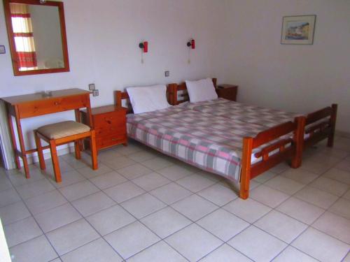 מיטה או מיטות בחדר ב-Villa Sofia