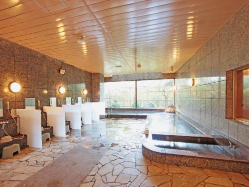Koupelna v ubytování Tottori Onsen Hotel Monarque Tottori