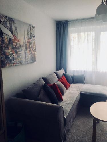 Χώρος καθιστικού στο Apartament Telimena