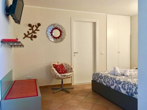 Voodi või voodid majutusasutuse Villa Benaco toas